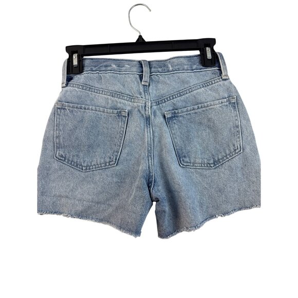 Old Navy Denim Shorts Women's Size 14 Blue Cutoff Jean Casual Summer Embroidery - Picture 4 of 5